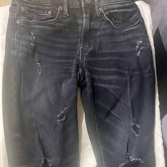 Men's American Eagle Black Distressed Jeans 26x28 - Picture 1 of 3